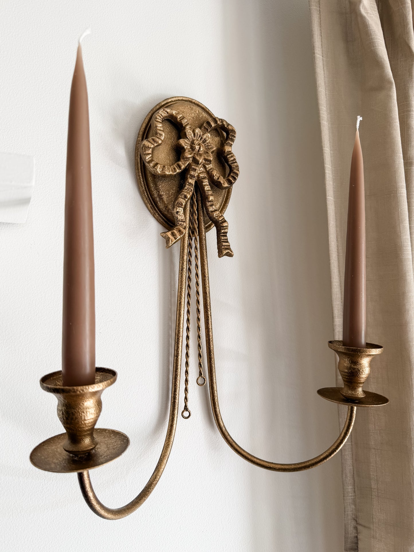 Gold Bow Sconce- Best Seller