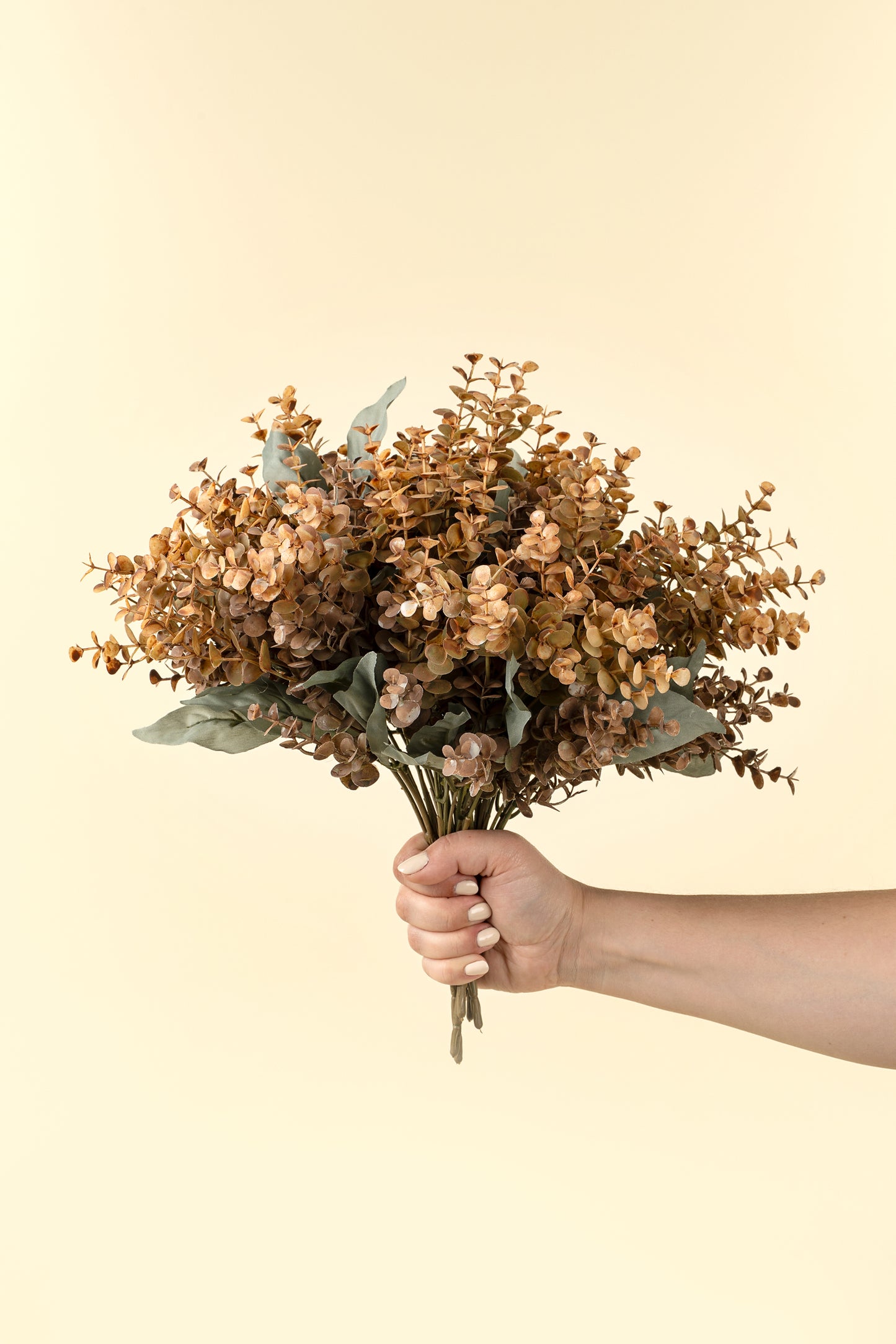 Russet Primrue Eucalyptus Mini Spray