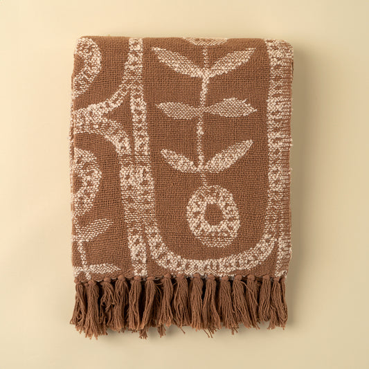 Rust Marigold Throw
