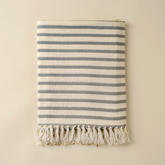 Blue Castaway Throw Blanket