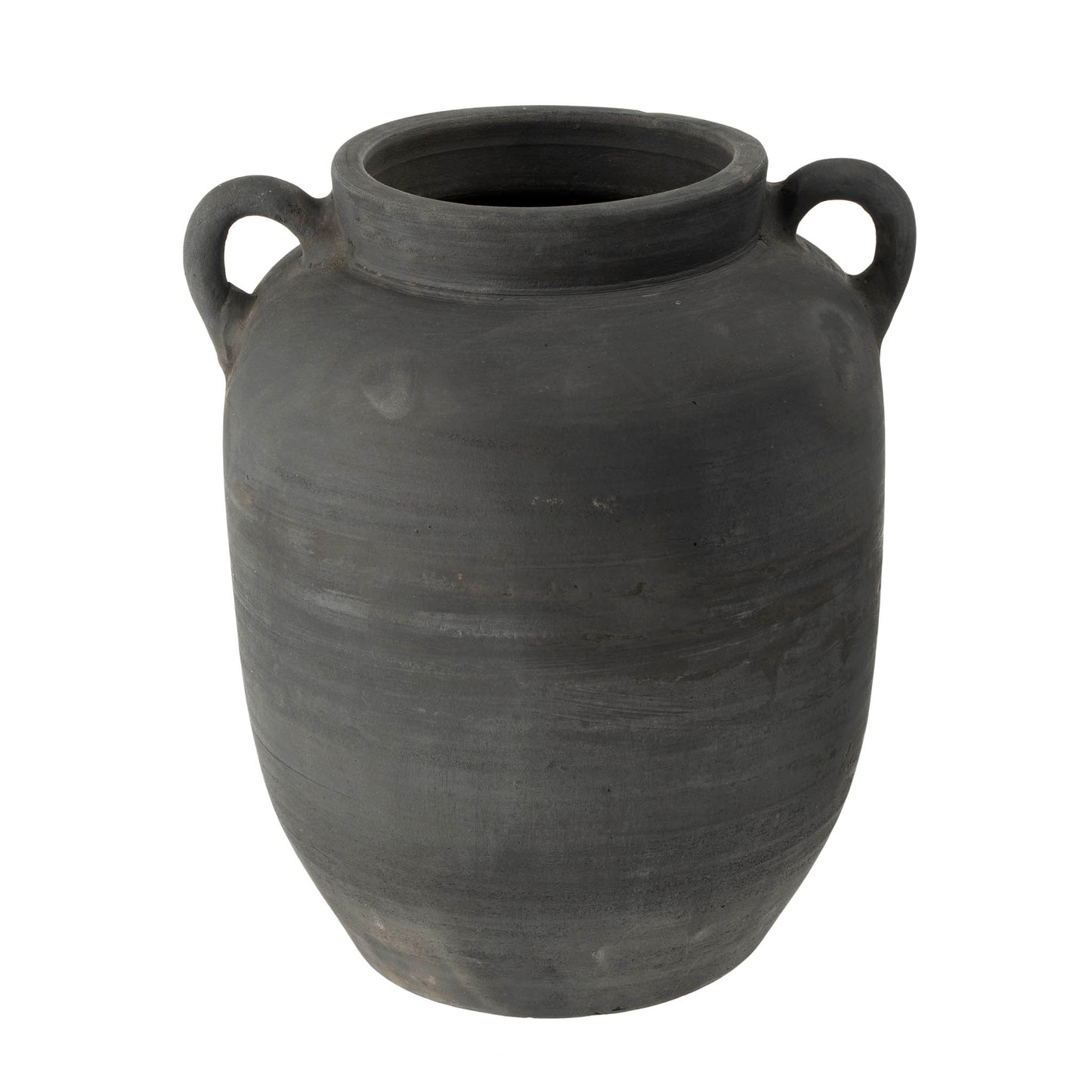 Large Burnt Provenance Terracotta Vase