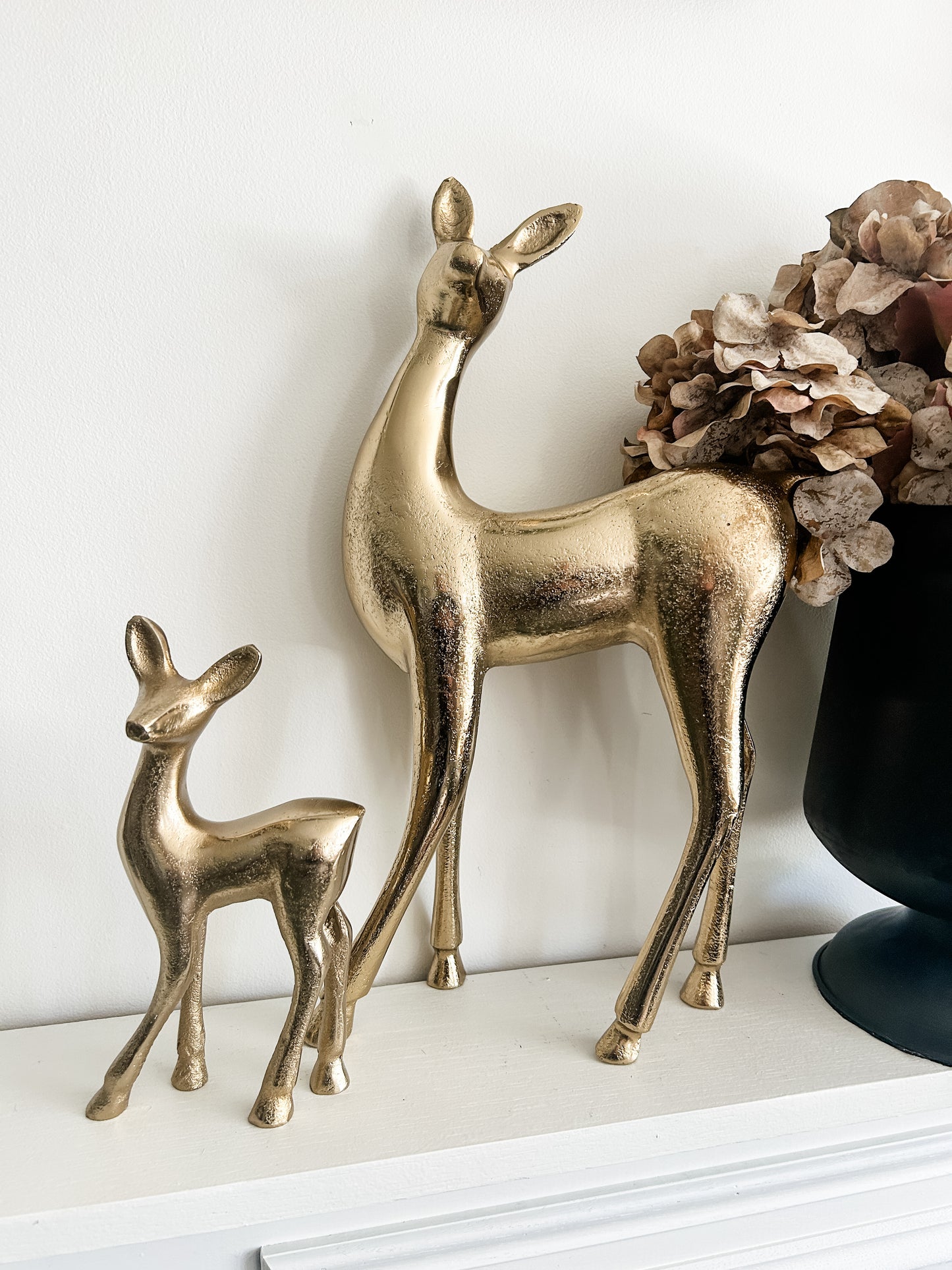 Cast Aluminum Vintage Deers