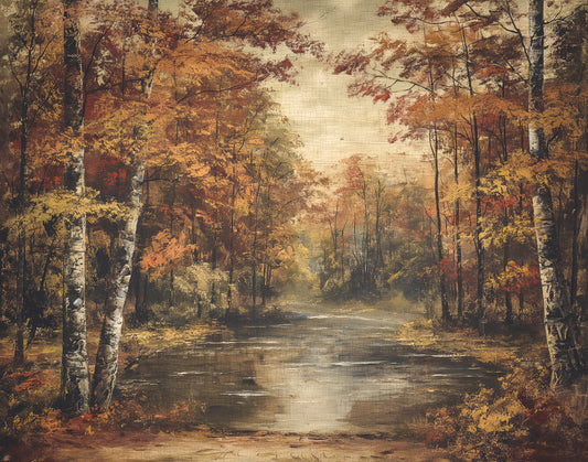 Autumn Forest Print (no frame)