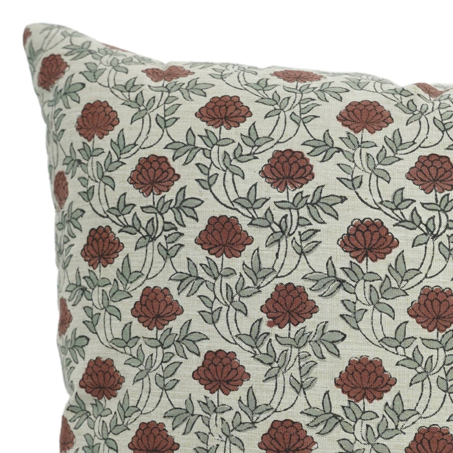 Gardenia Linen Blend Pillow Cover - 18X18