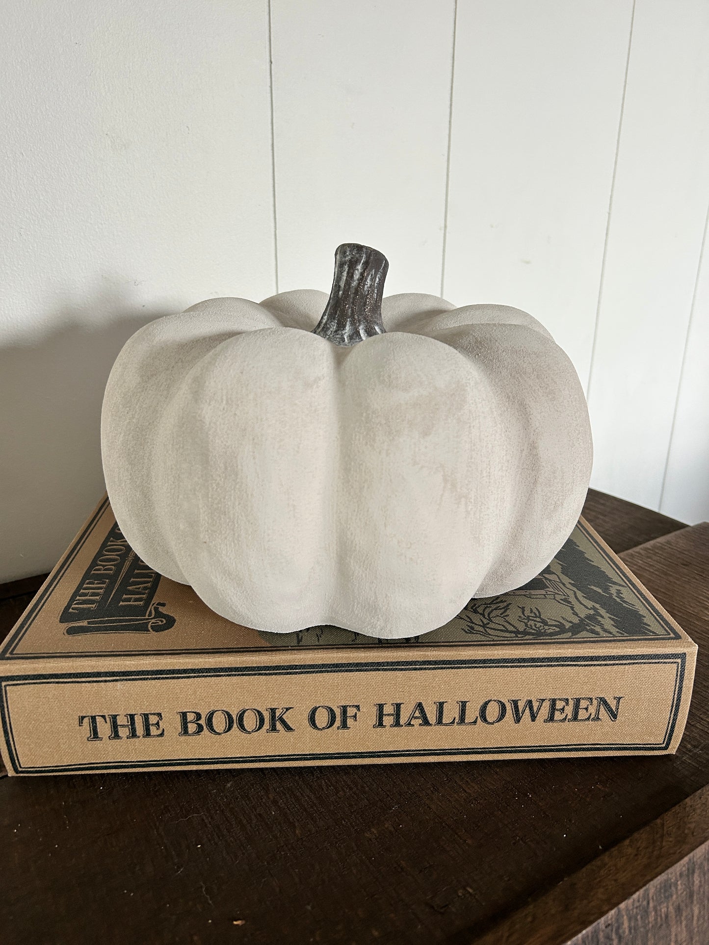Large Ceramic Textured Fall Pumpkins