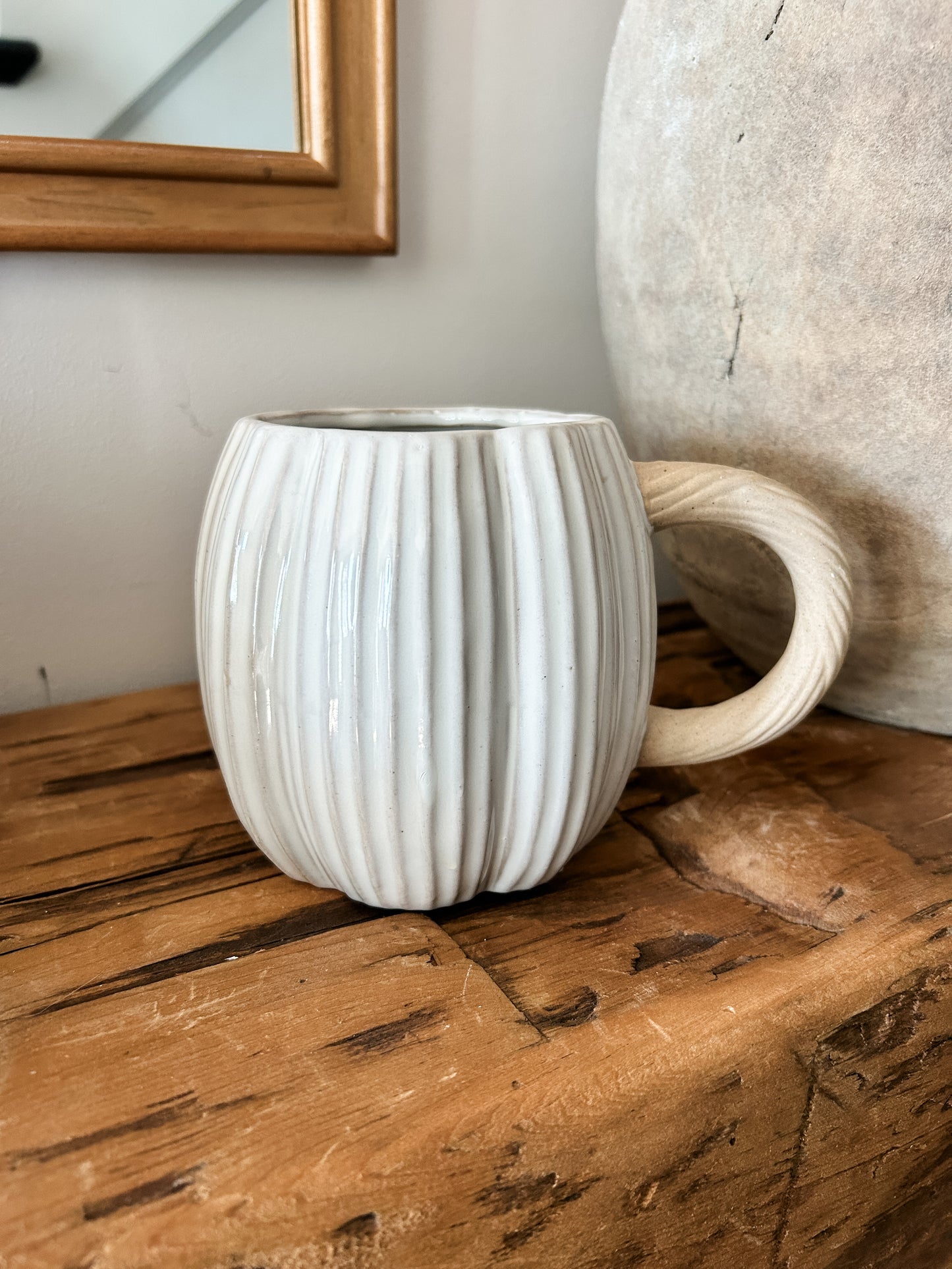 Two Tone Pumpkin Mug