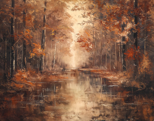 Autumn Forest Print (no frame)