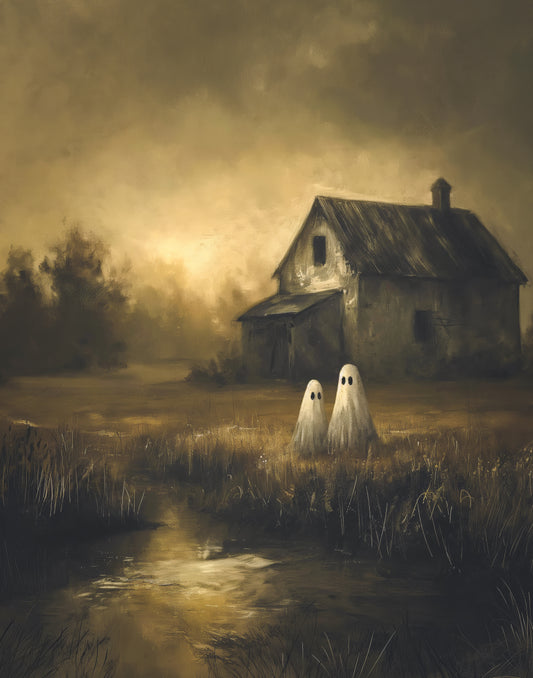 Haunted Farmhouse Print (no frame)