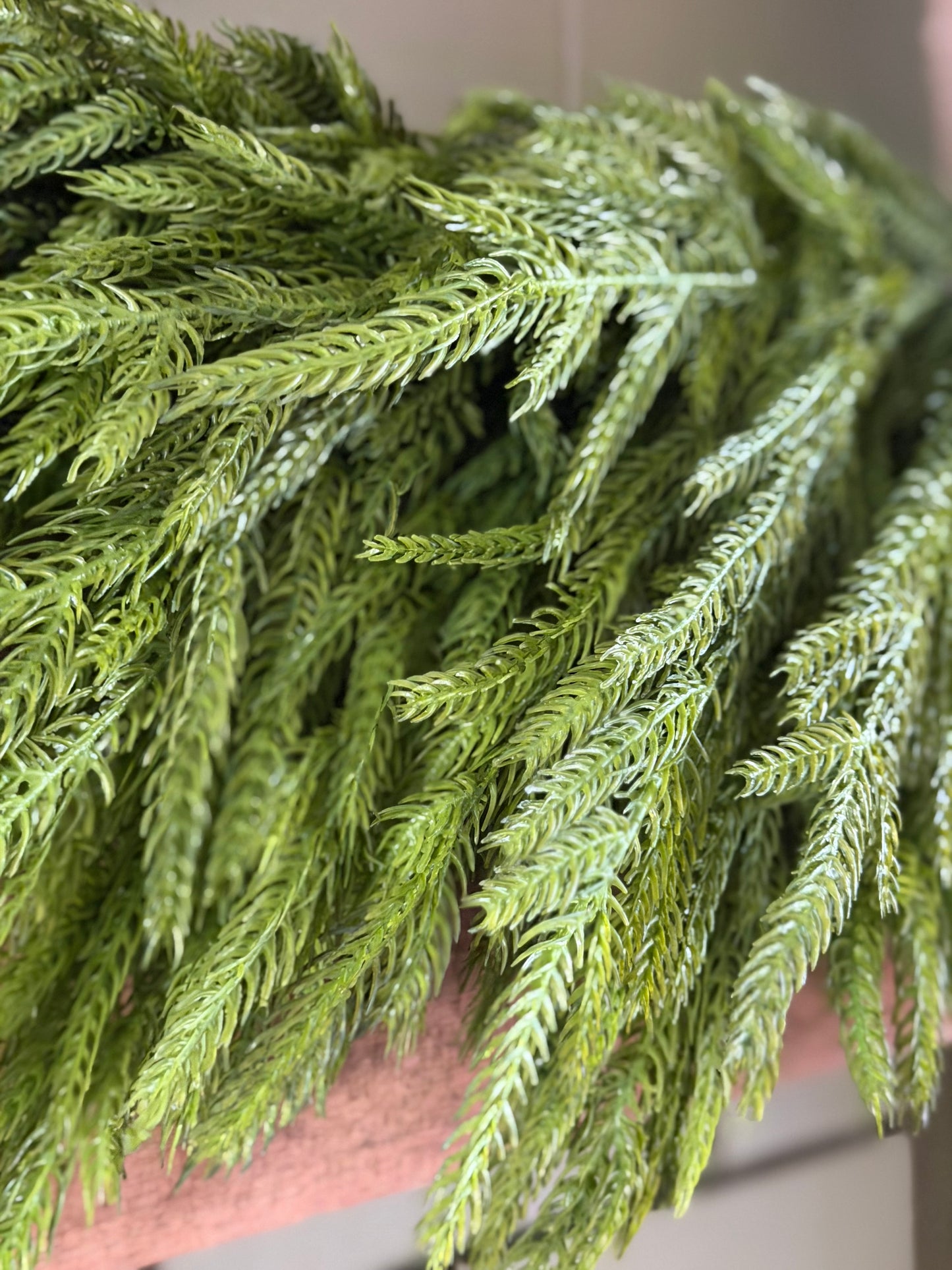 Real Touch Deluxe Thick Norfolk Pine Garland