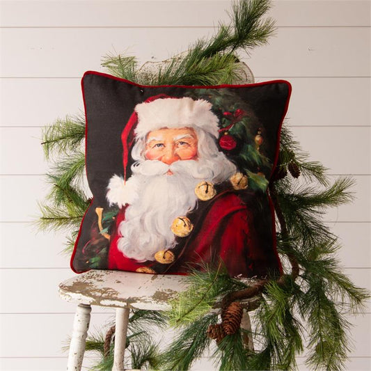 Classic Santa Velvet Pillow