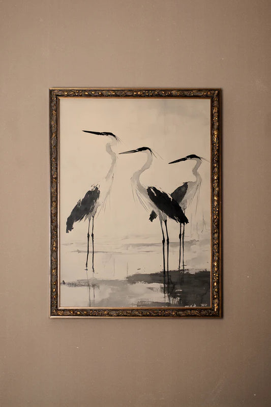 Celestial Reflection with Bronze Framed Art