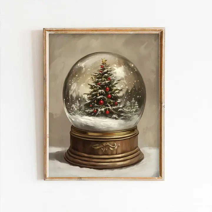 Snow Globe Art Print (no frame)