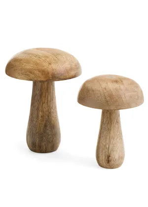 Wood Mushrooms Assorted Sizes