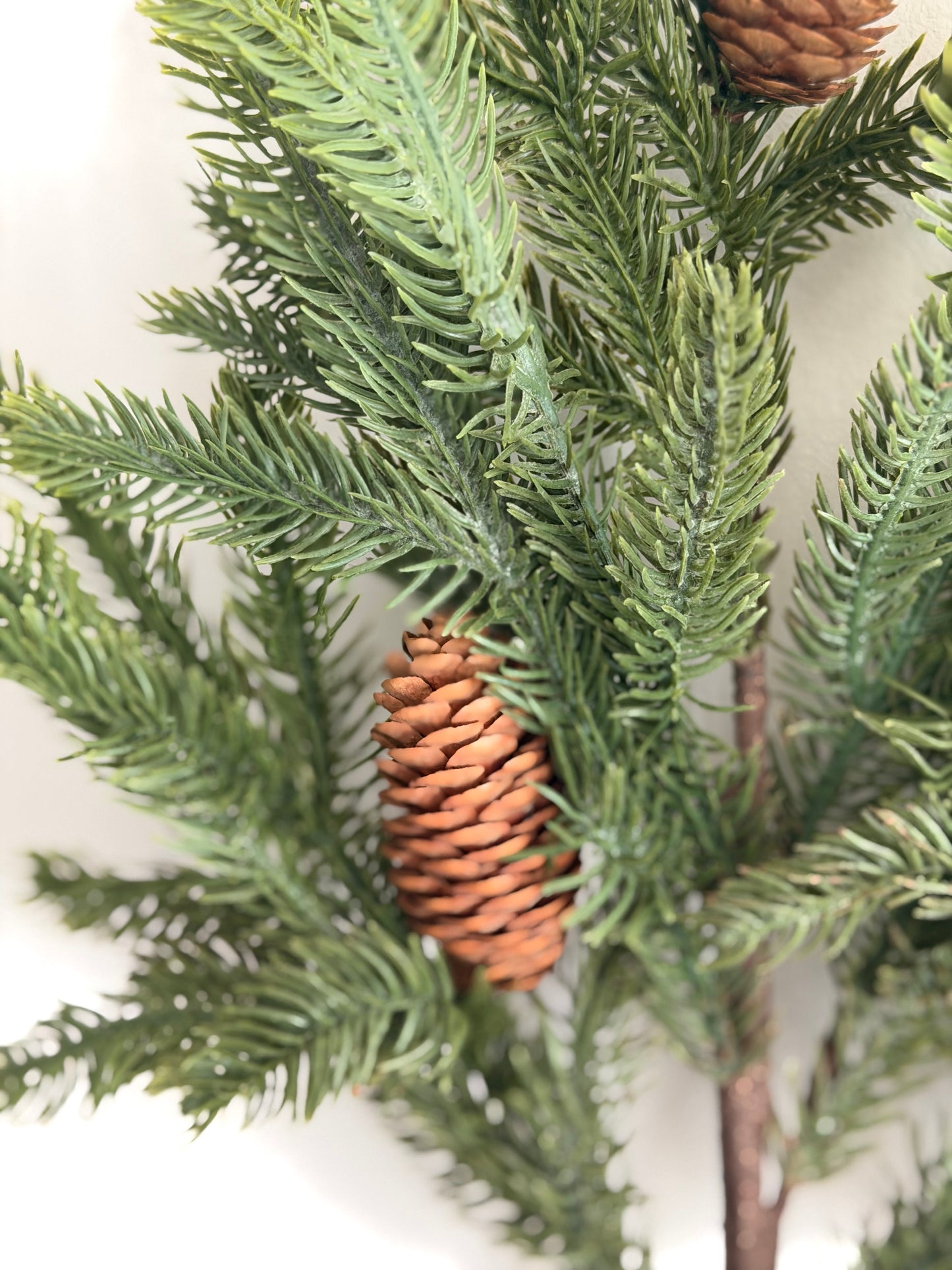 Real Touch Spruce & Pinecone Spray- 30.5"