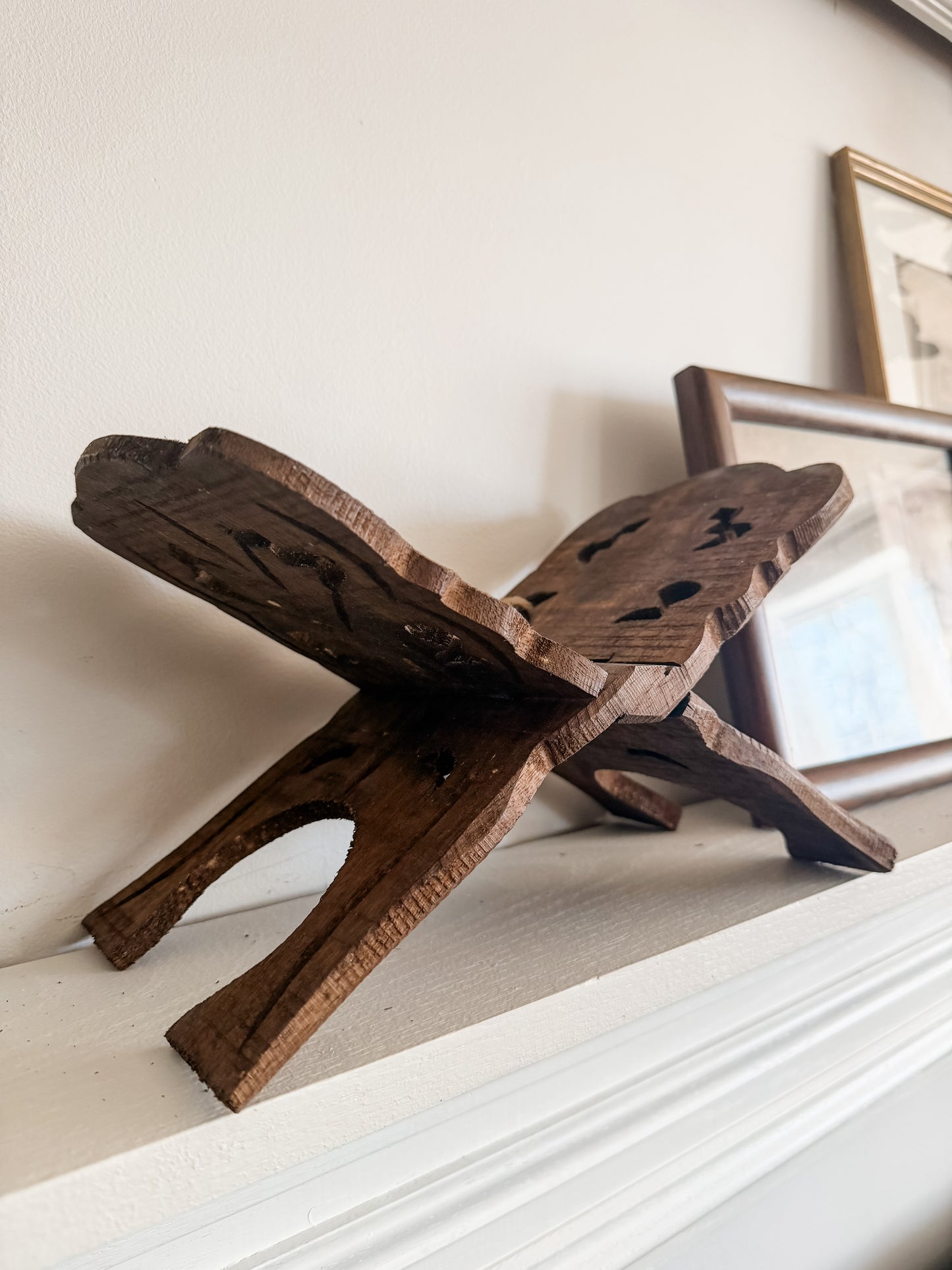 Reclaimed Wood Book Holder