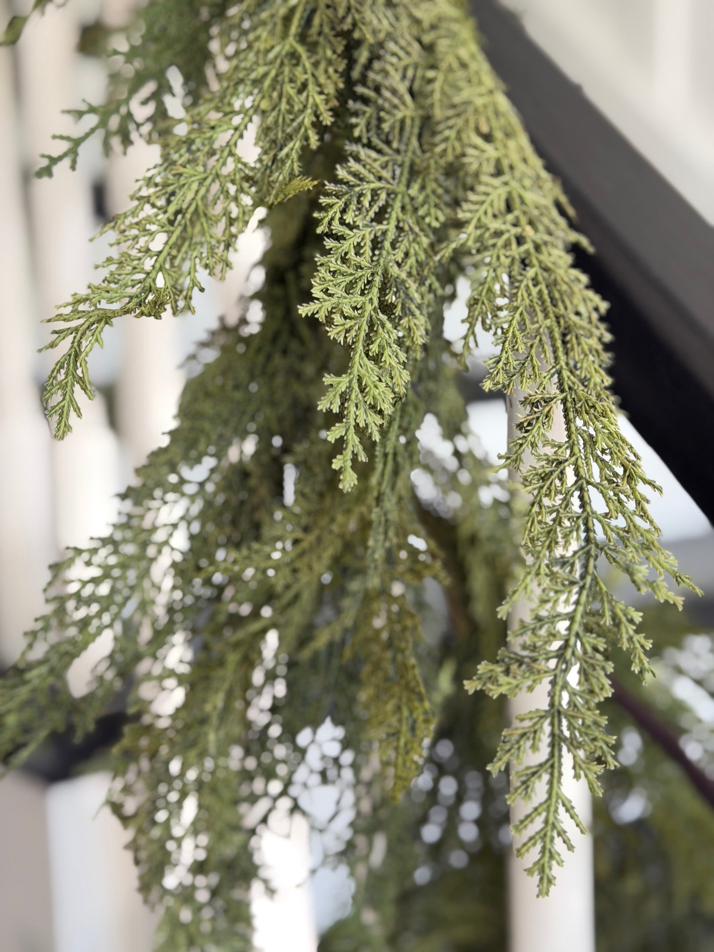 Real Touch Sequoia Cypress Banister Garland- 110"
