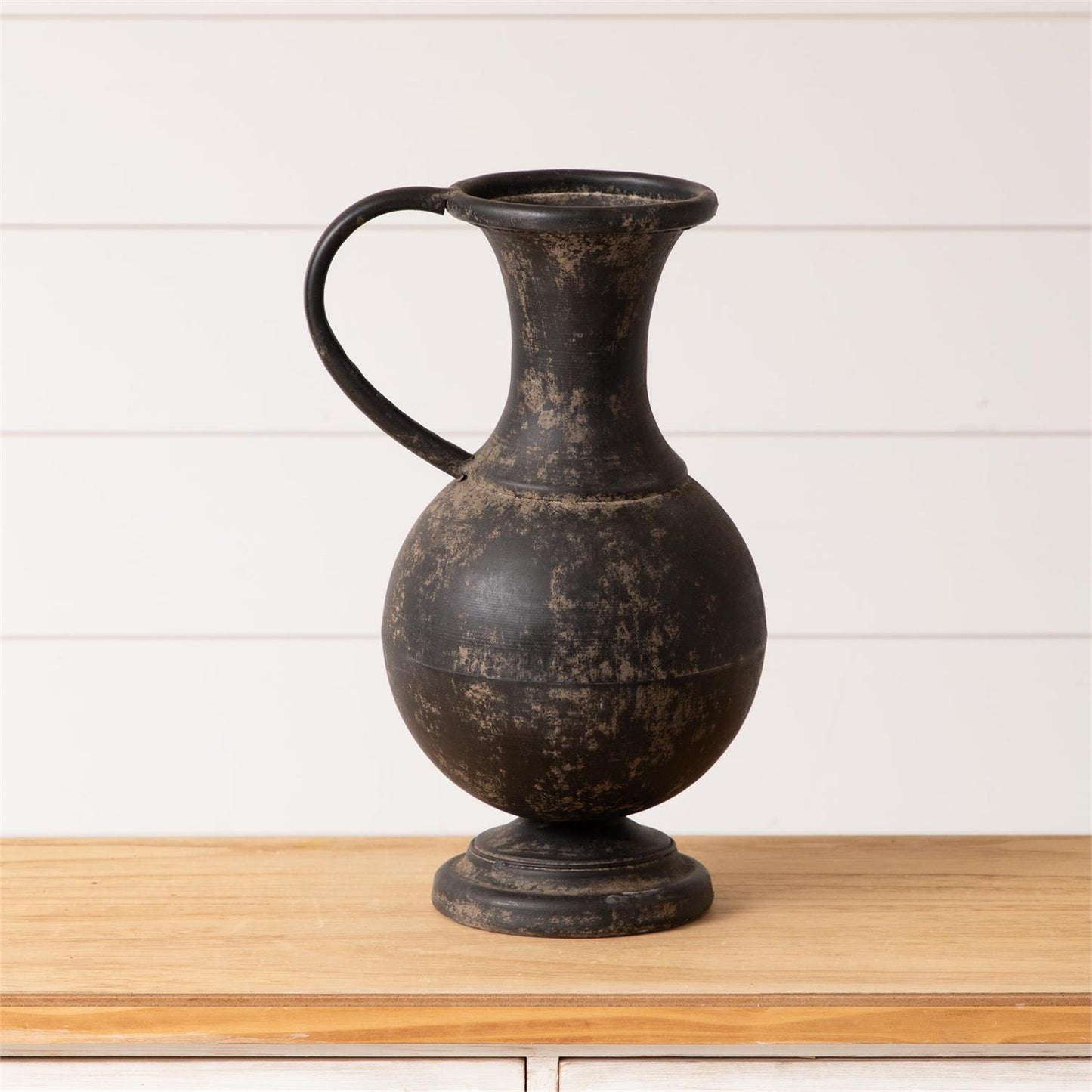 Large Unique Distressed Pitcher