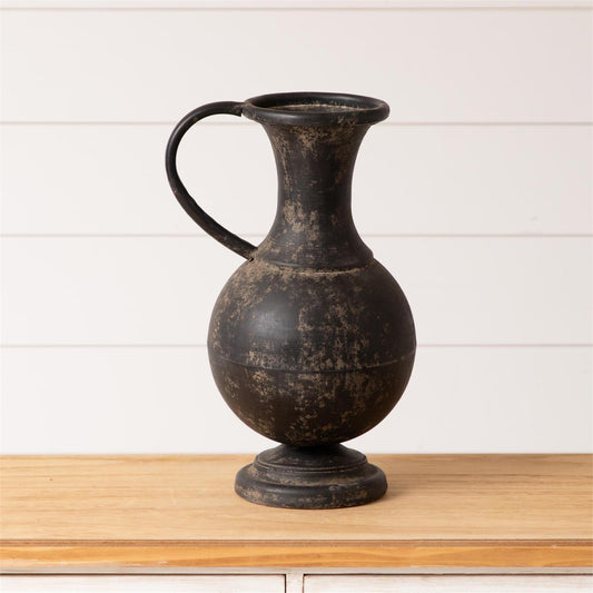 Large Unique Distressed Pitcher