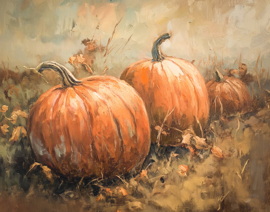 Pumpkin Patch Print (no frame)- PREORDER Arriving Friday
