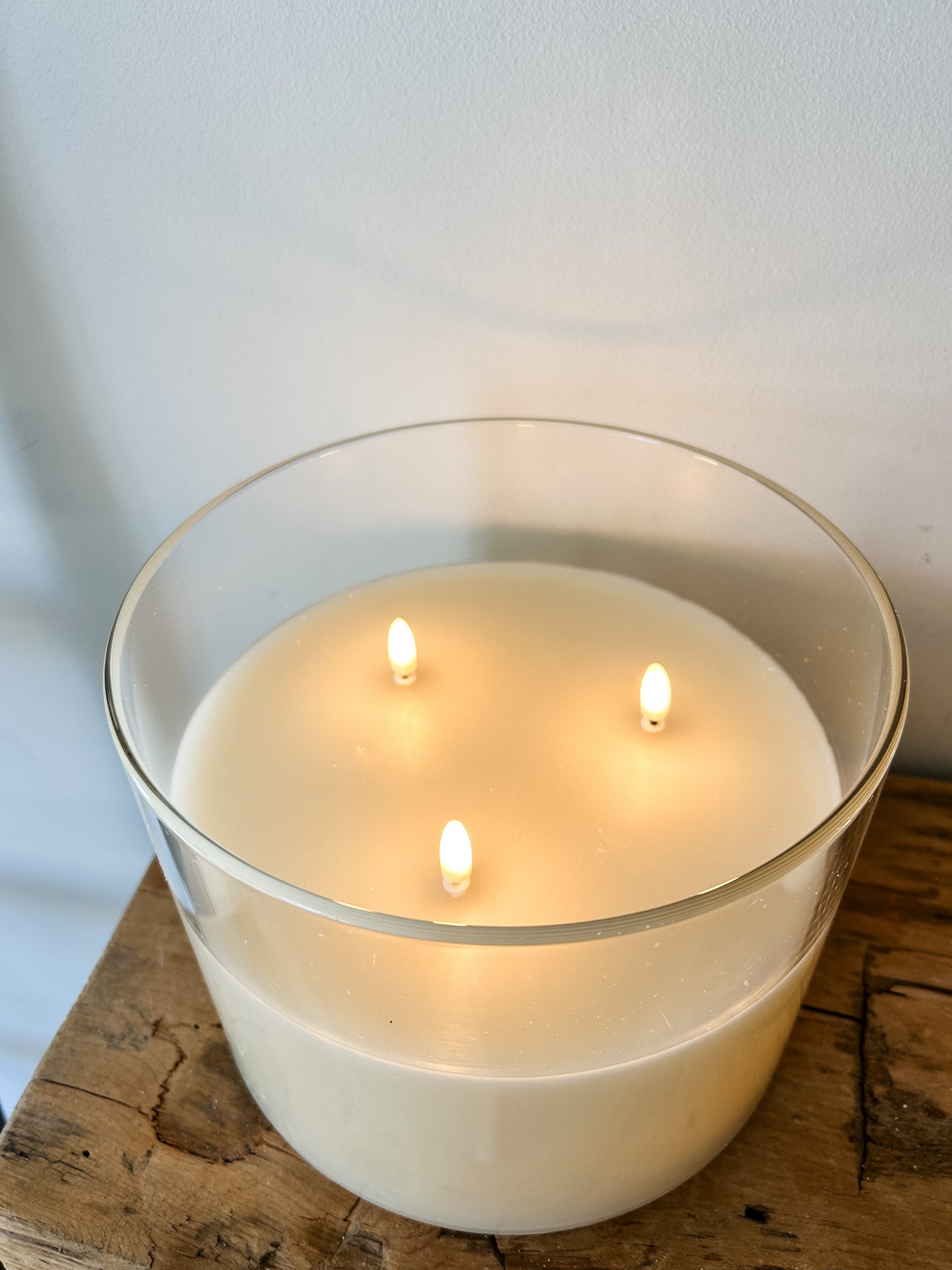Ember Tri Wick Battery Operated Candle
