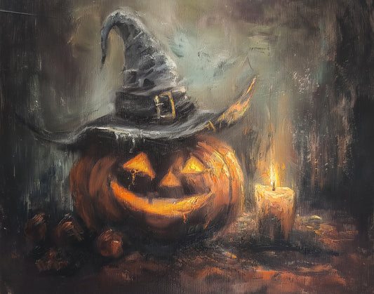 Jack-O-Lantern Print (no frame)