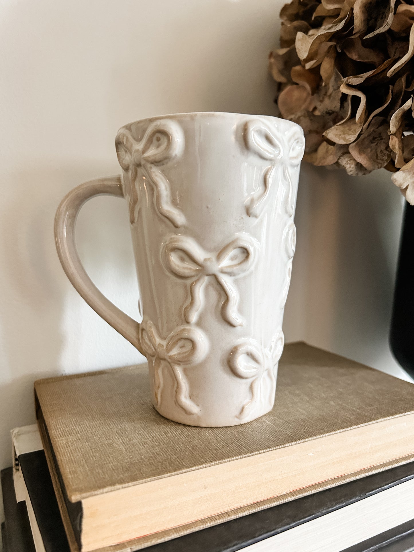 Tall Bow Coffee Mug