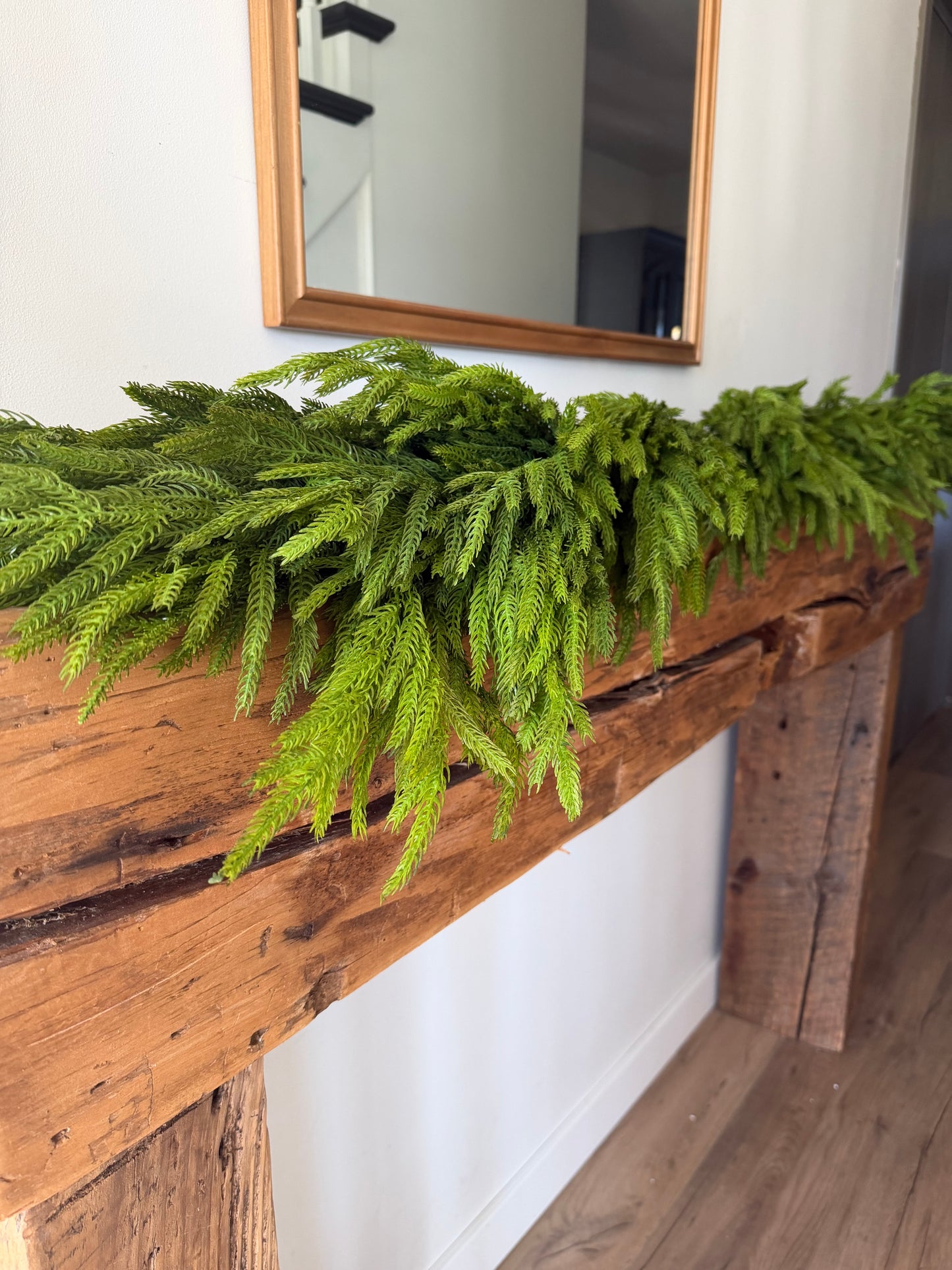 Real Touch Deluxe Thick Norfolk Pine Garland
