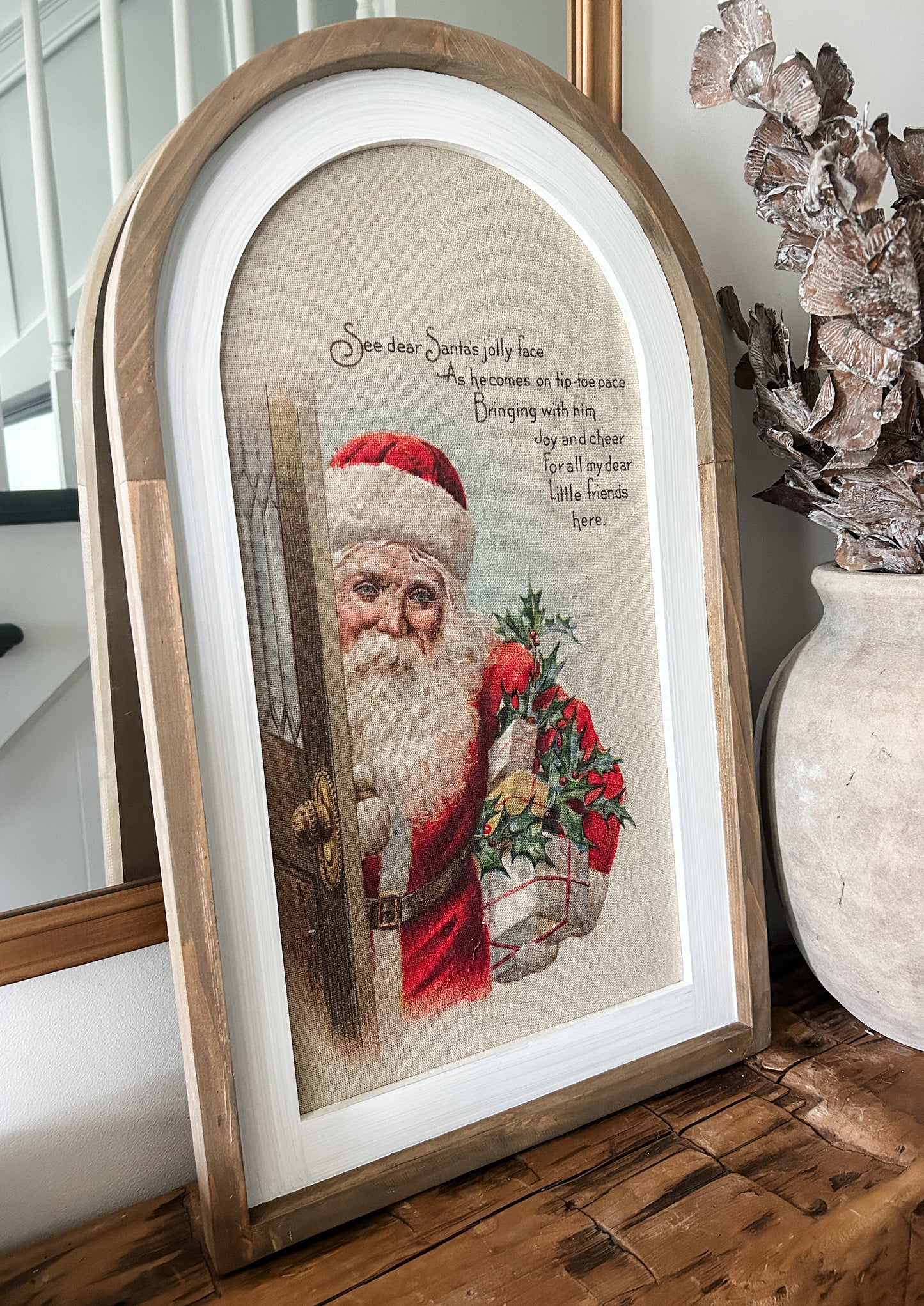Dear Santa Arched Wall Decor