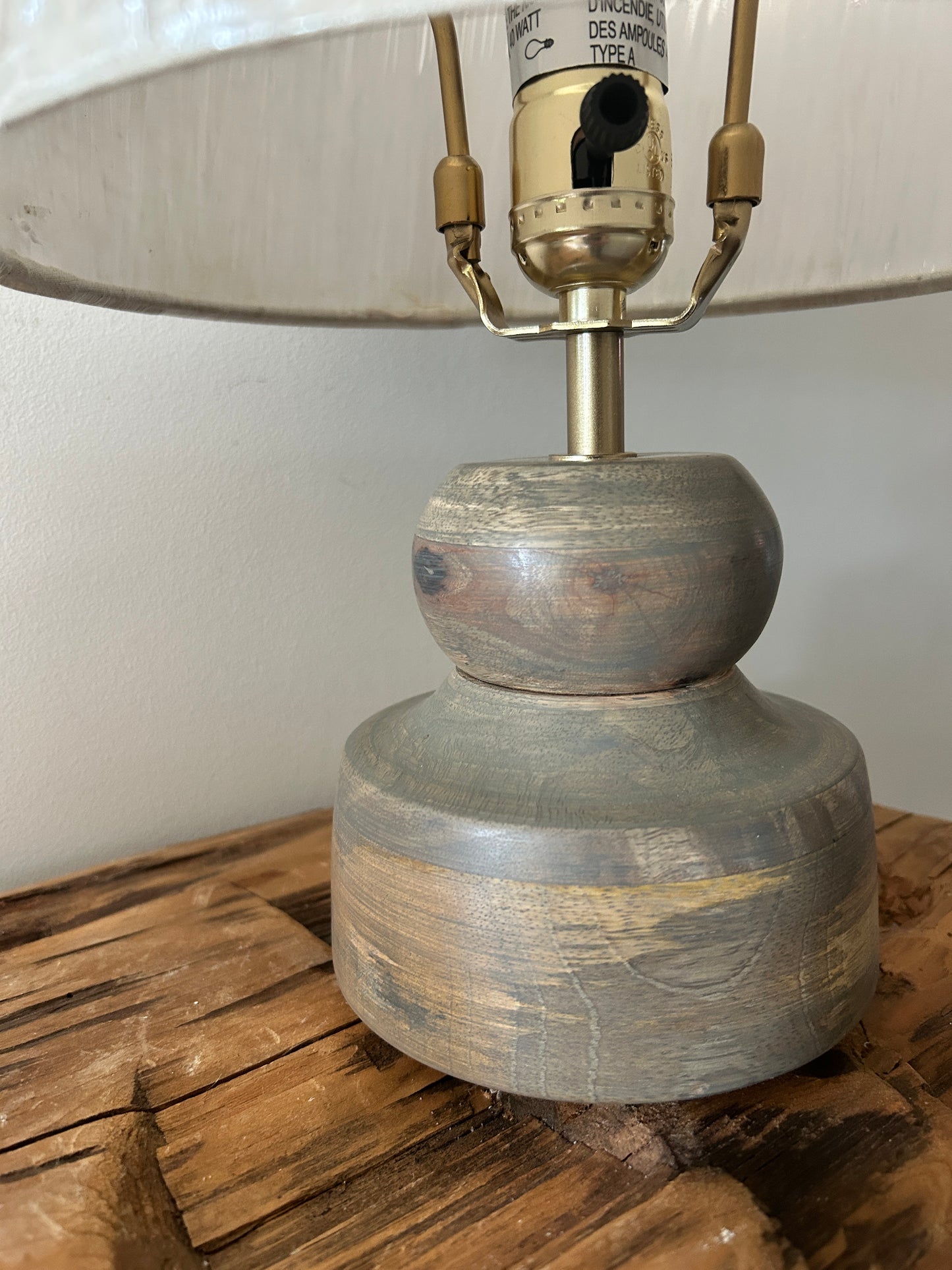 Mango Wood Mini Lamp