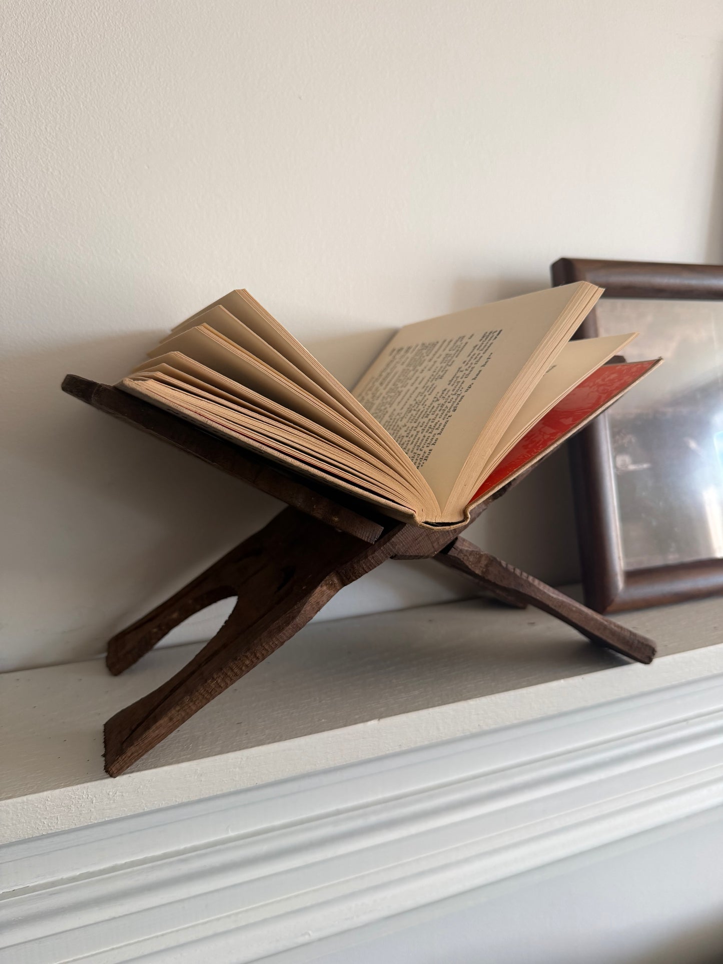 Reclaimed Wood Book Holder