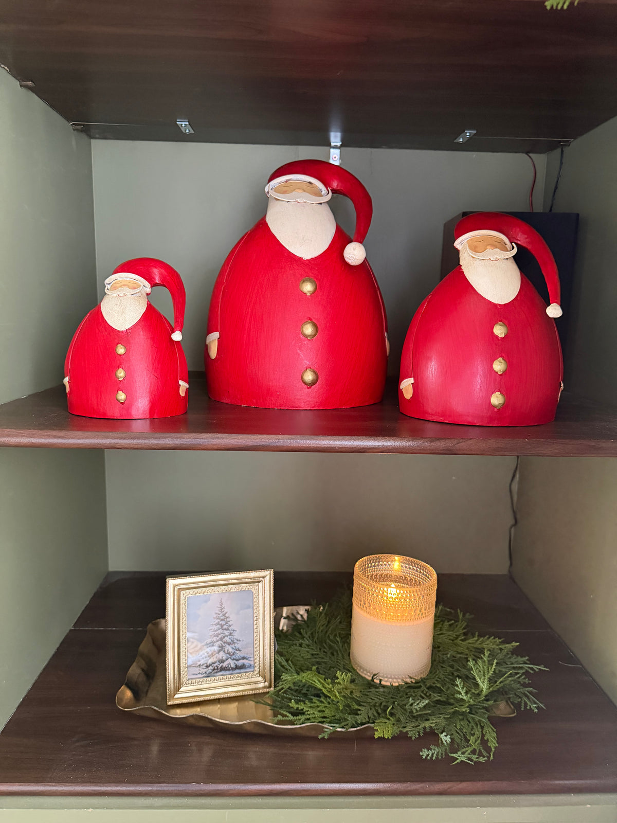 Whimsical Handpainted Santas- Assorted Sizes