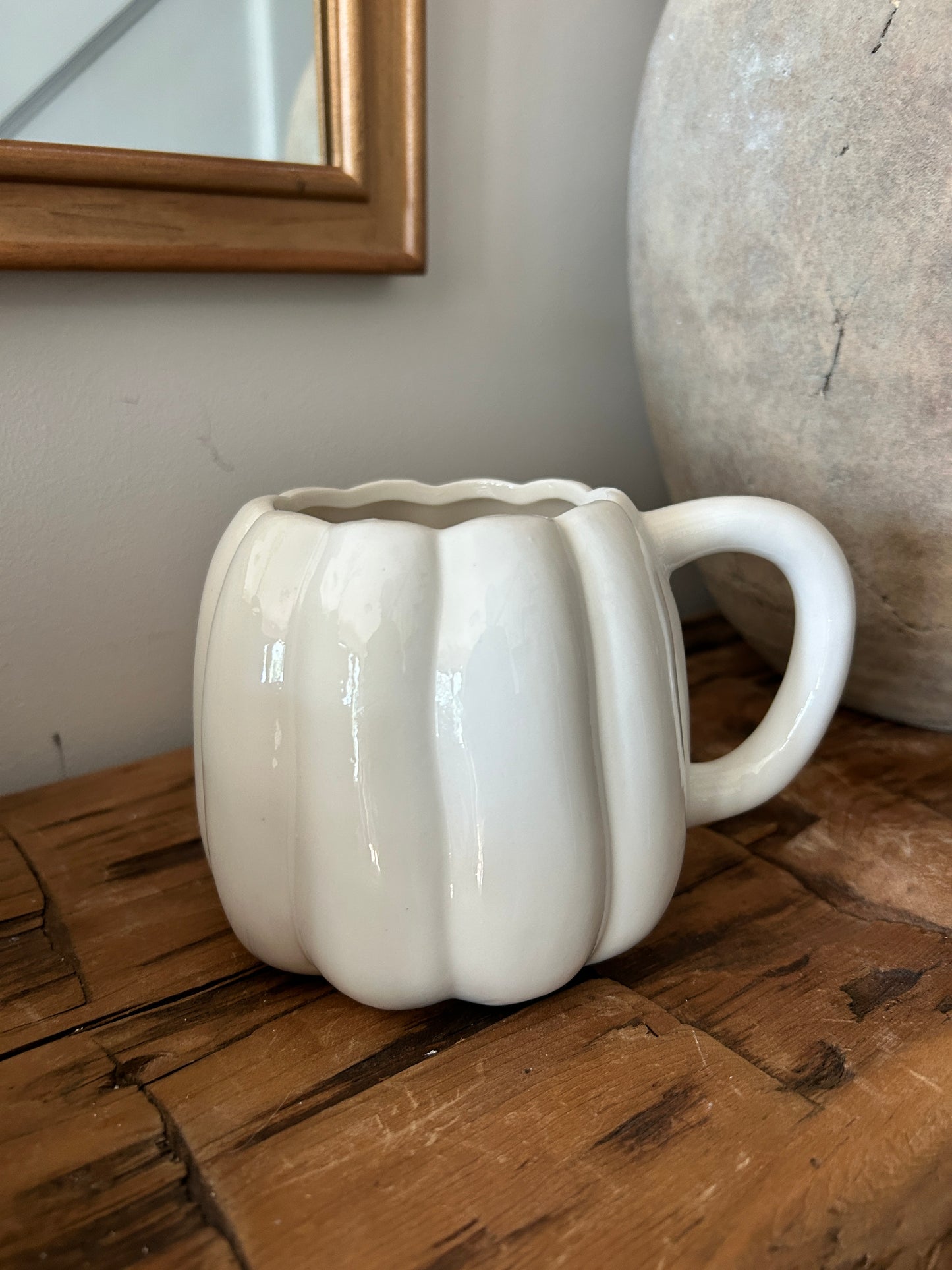 White Pumpkin Mug