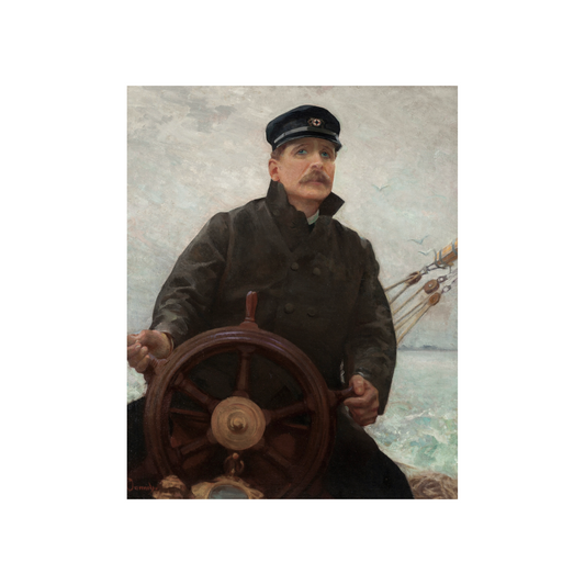 Sea Captain Vintage Art Print (no frame)