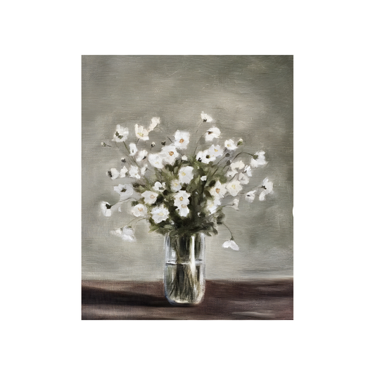 Les Fleurs Vintage Art Print (no frame)