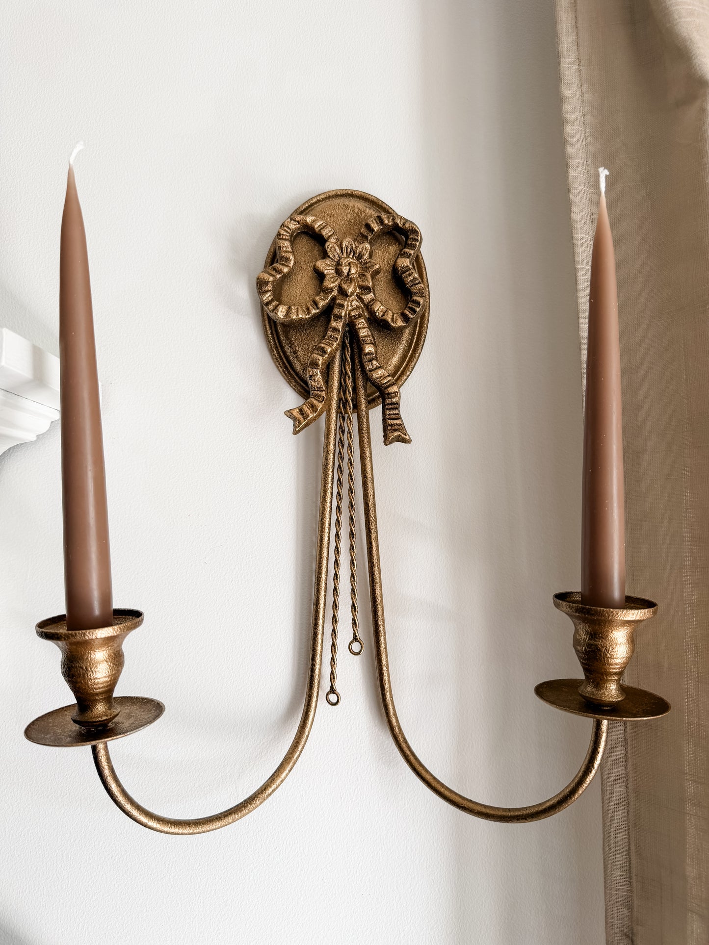 Gold Bow Sconce- Best Seller