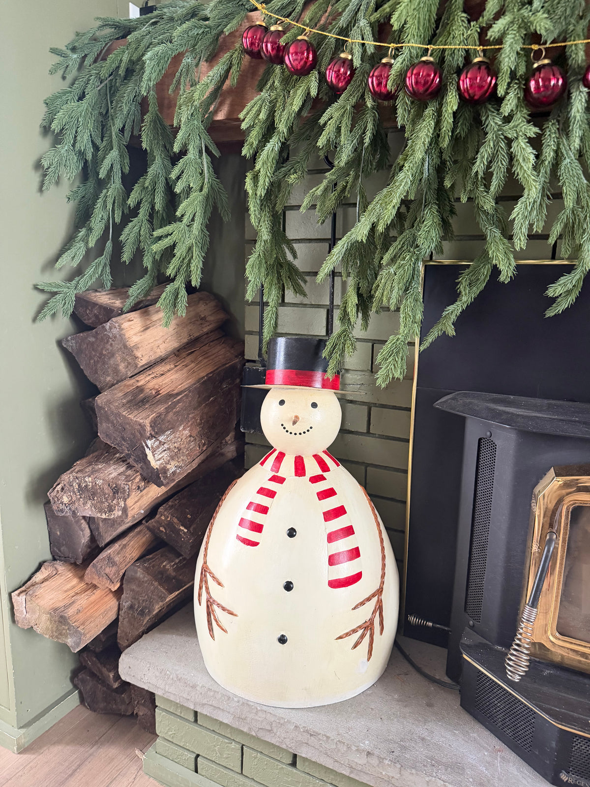 Metal Top Hat Snowman- Assorted Sizes