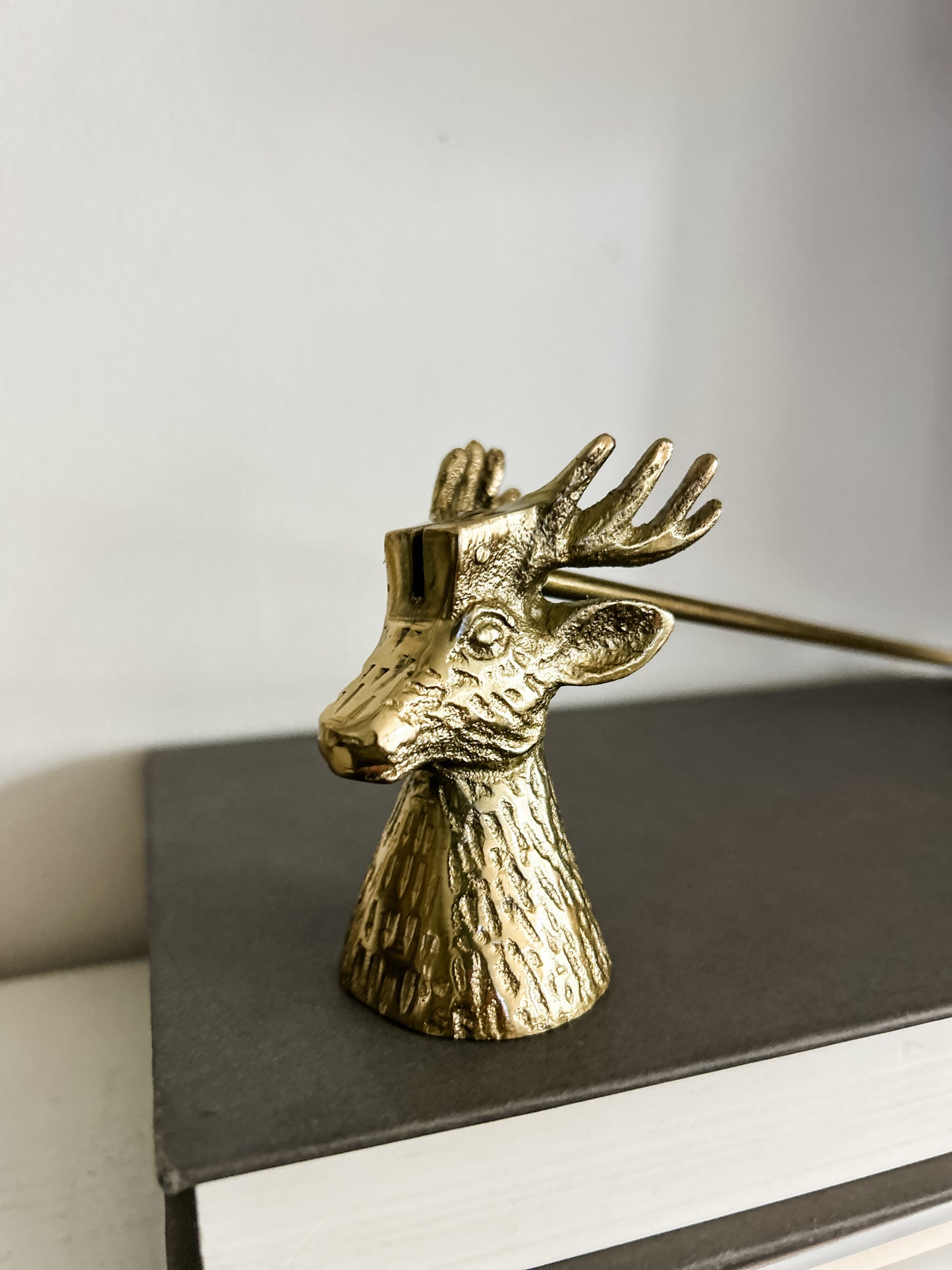 Gold Deer Candle Snuffer