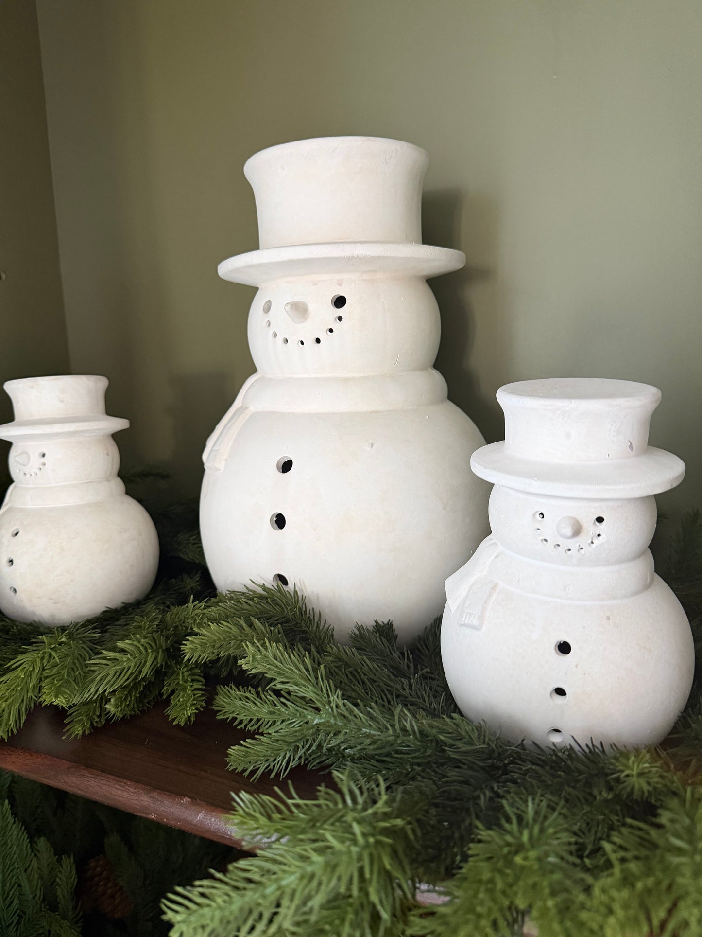 Large Terracotta Snowman