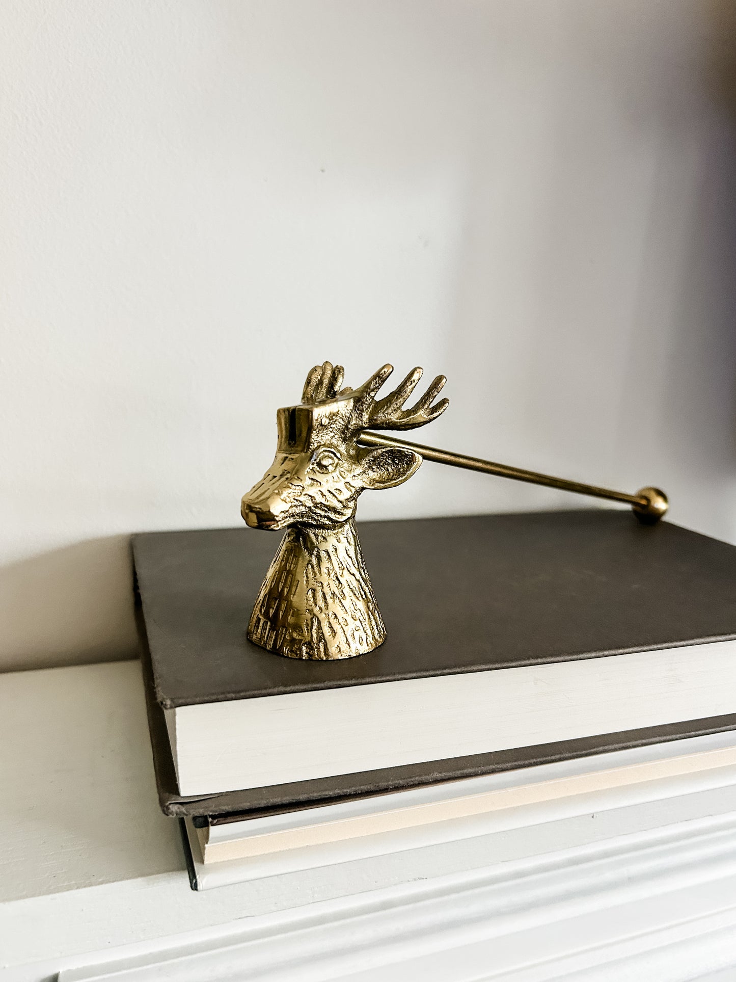 Gold Deer Candle Snuffer