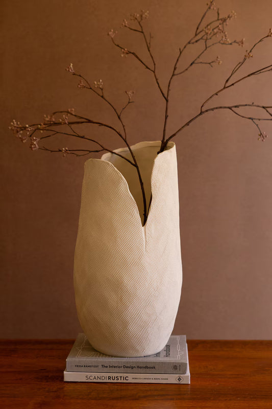 Large Textured Bloom Vase