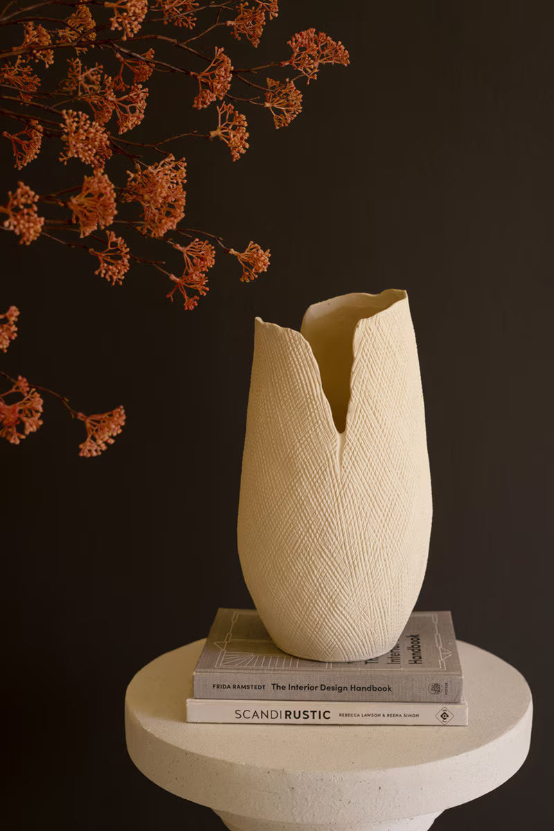 Large Textured Bloom Vase