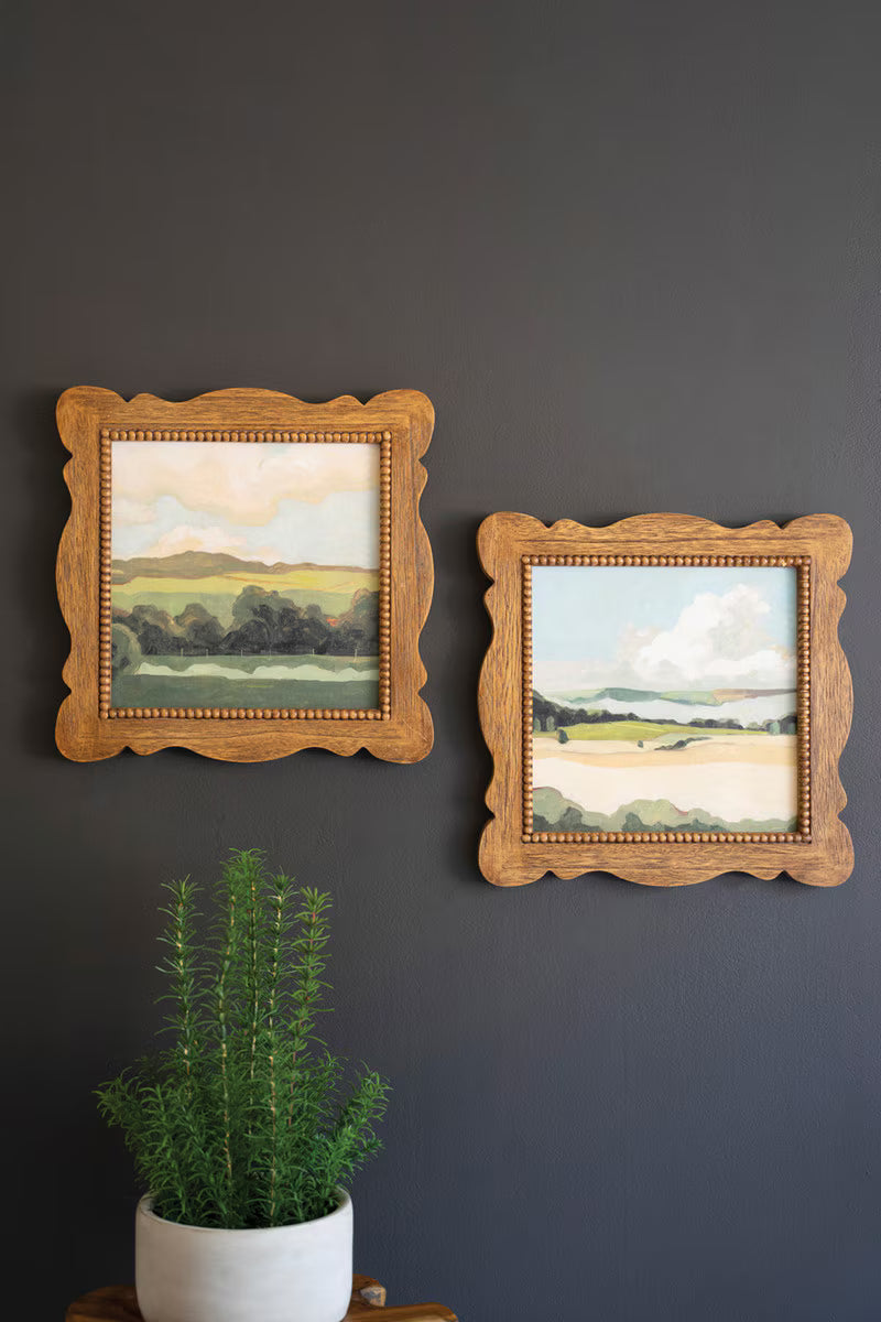Acrylic Landscape Framed Paintings Assorted