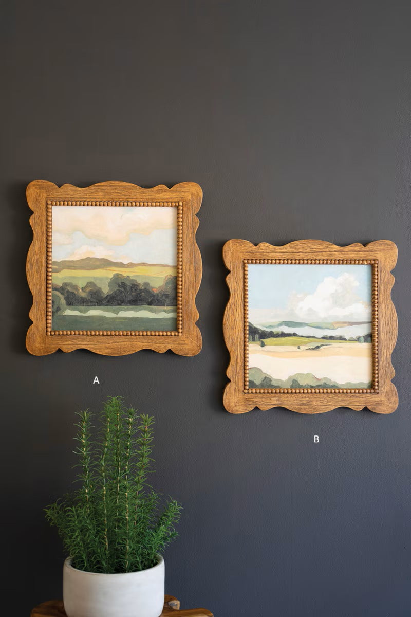 Acrylic Landscape Framed Paintings Assorted
