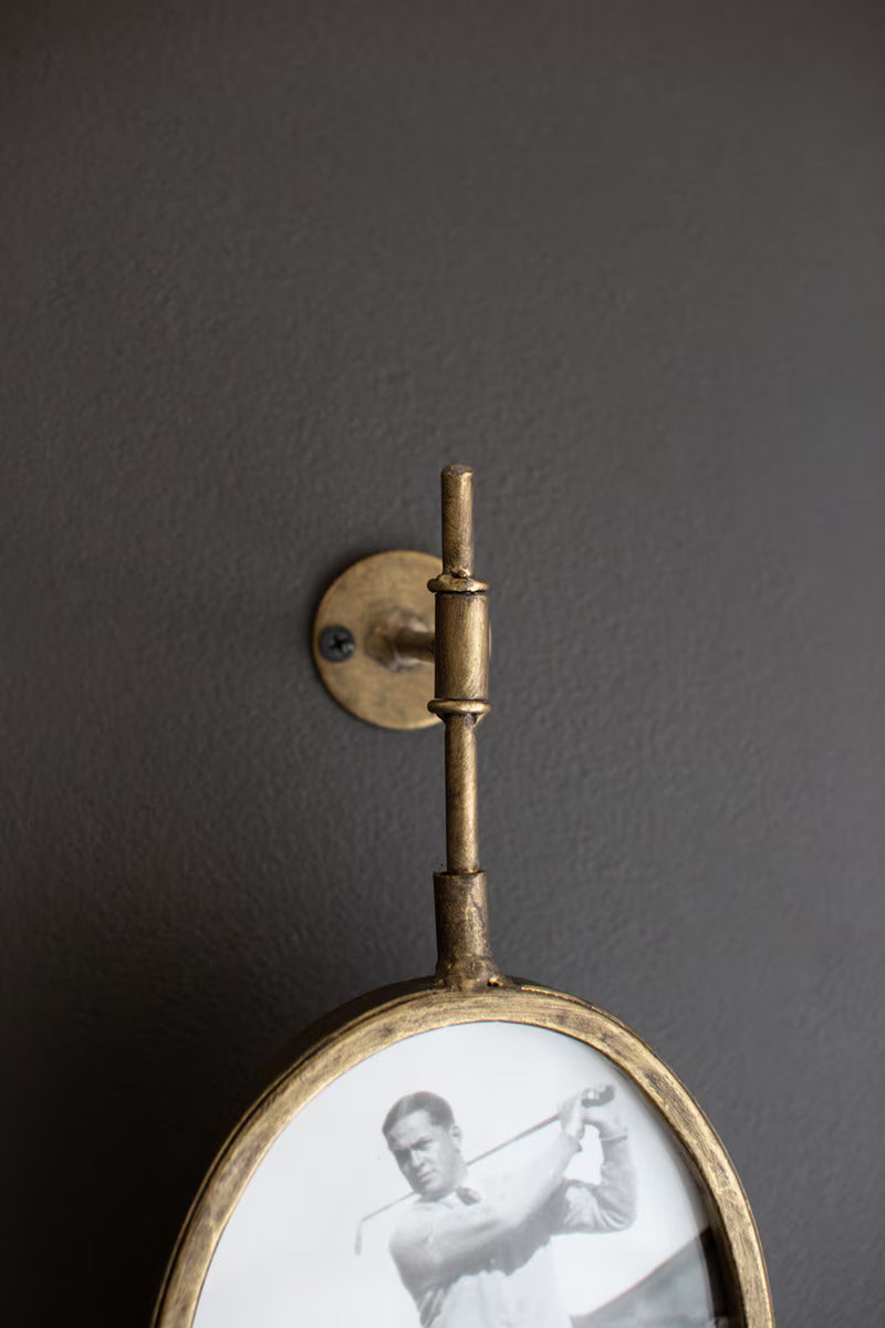 Rotating Mirror and Photo Frame Wall Hanger