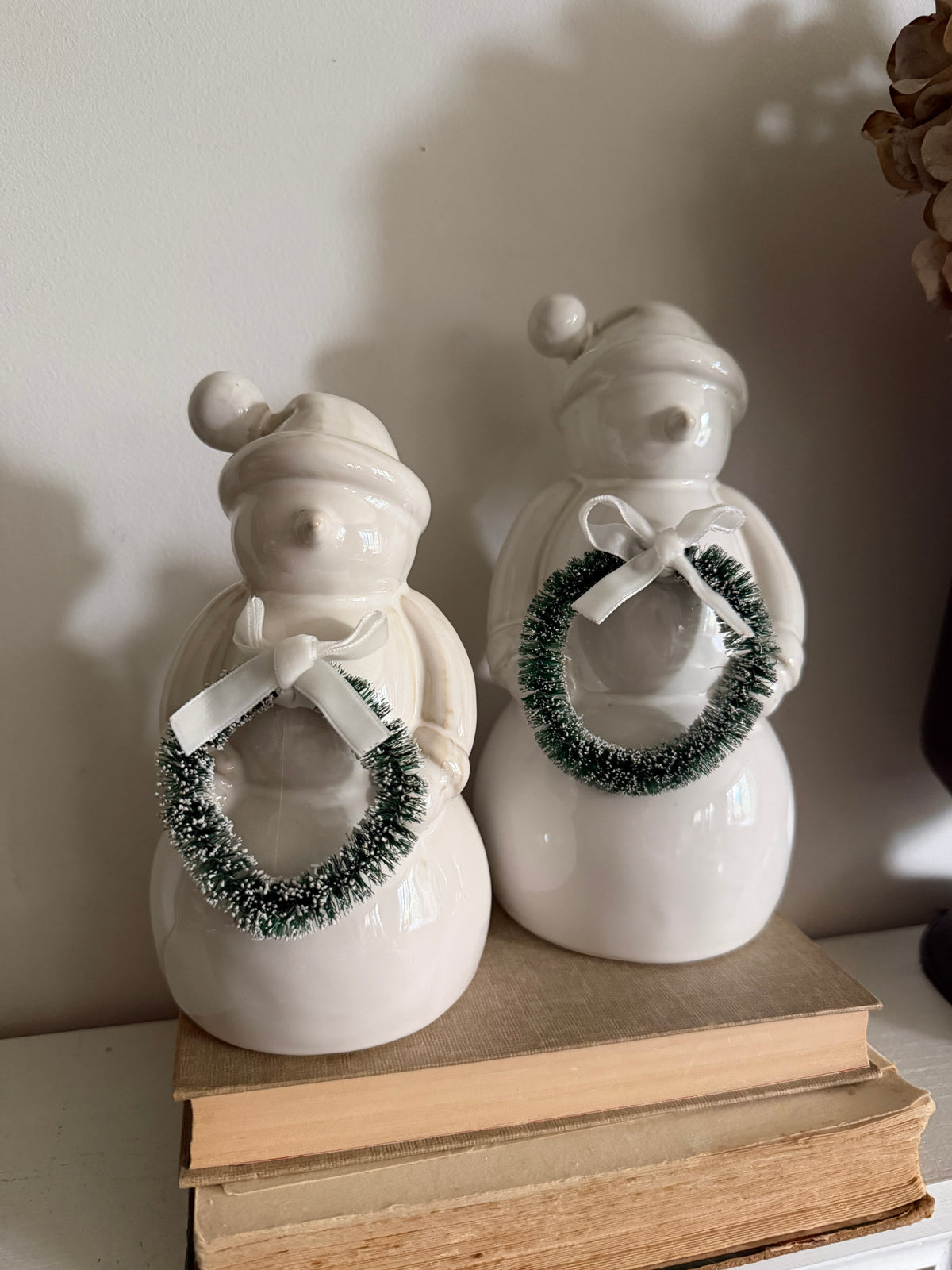 Stoneware Snowmen- Assorted Sizes