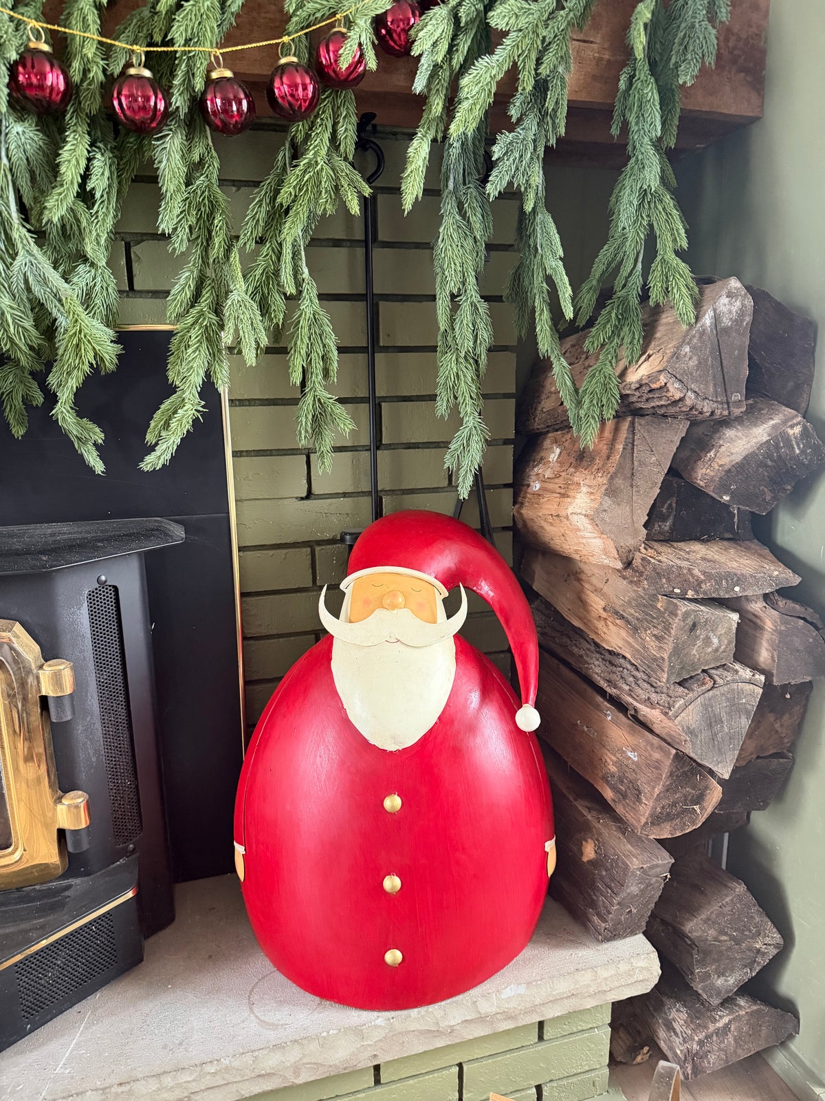 Whimsical Handpainted Santas- Assorted Sizes