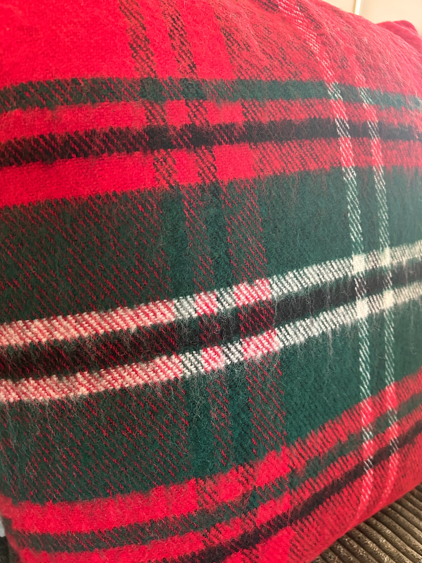 Red Tartan Pillow