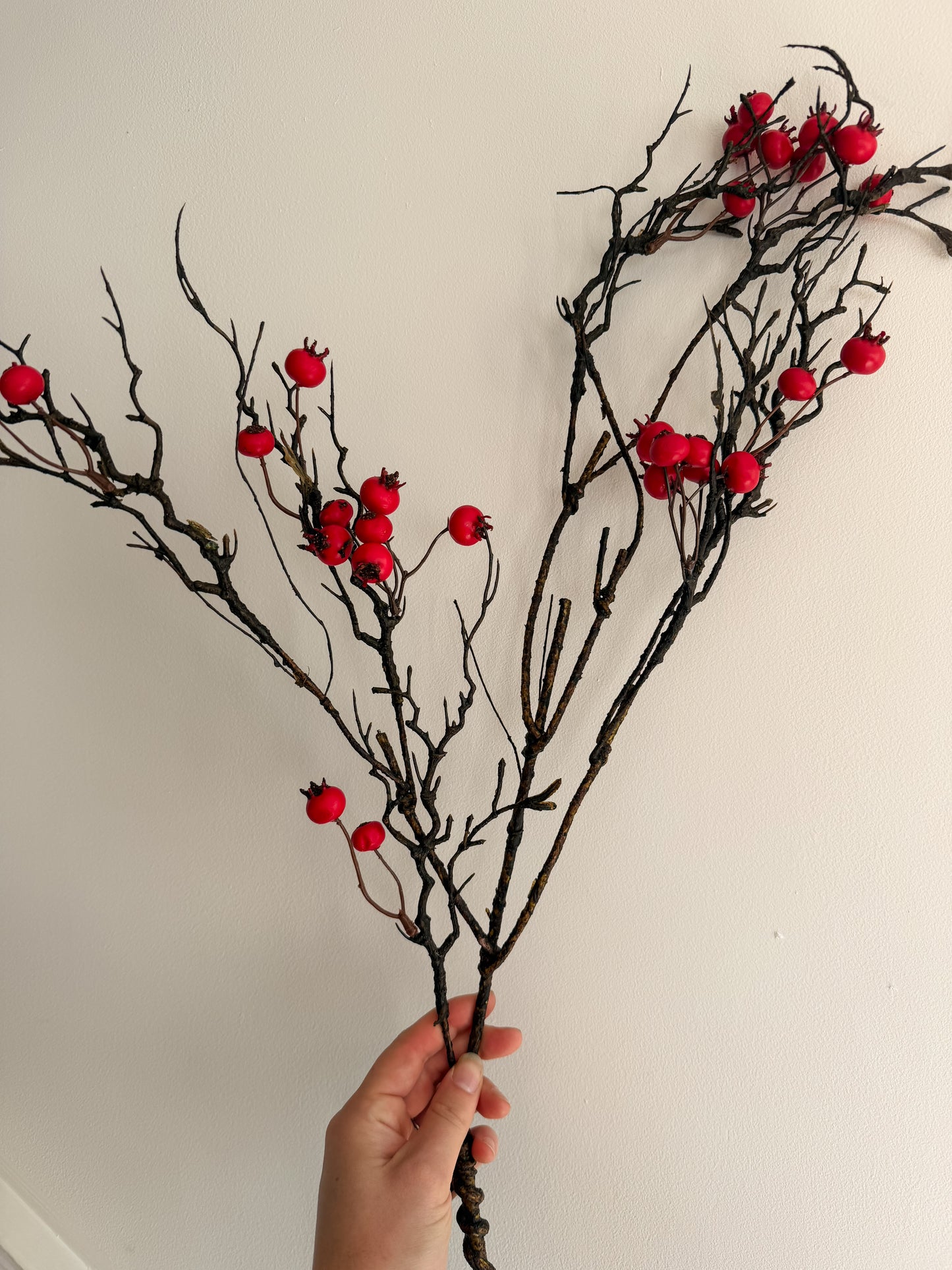 Weather Resistant Red Berry Matte Stem