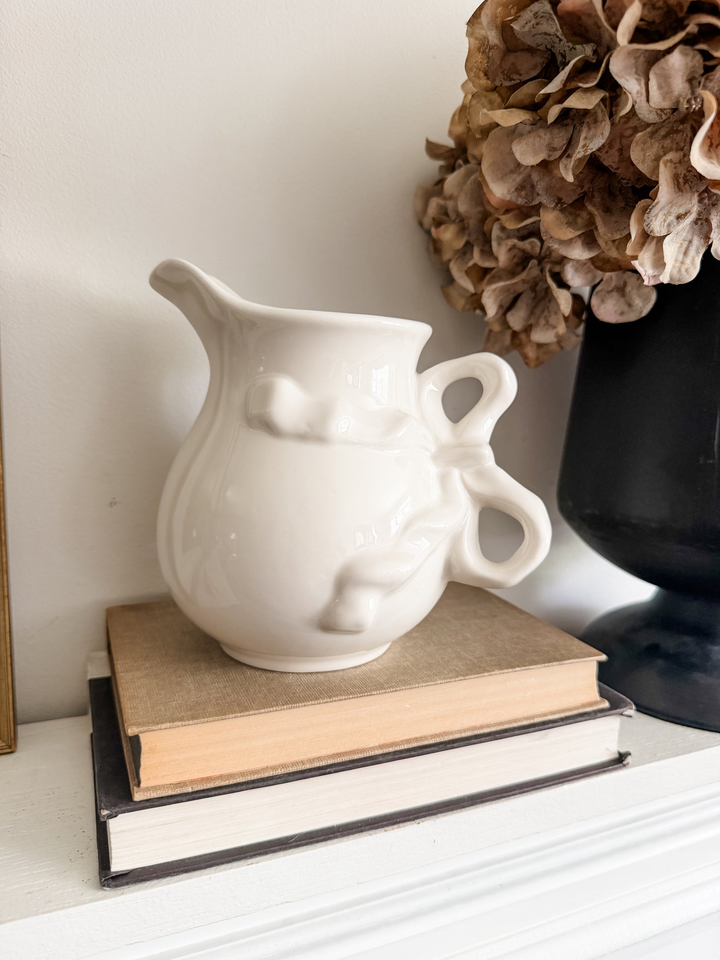 Bow Shaped Handle Pitcher