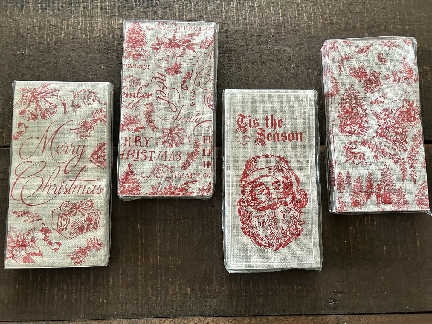 Toile Paper Guest Napkins